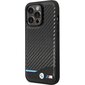 Etui BMW BMHCP13X22NBCK iPhone 13 Pro Max 6.7" black hardcase Leather Carbon hind ja info | Telefonide kaitsekaaned ja -ümbrised | hansapost.ee