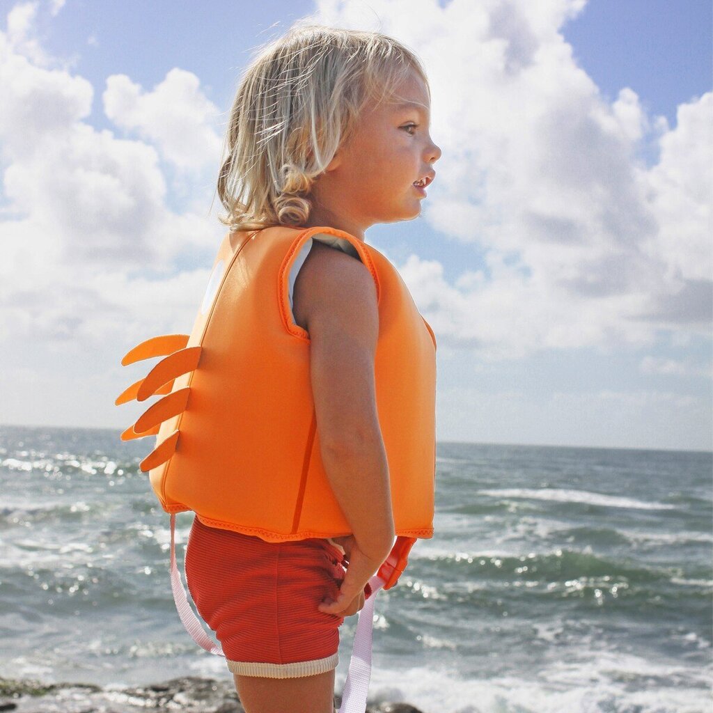Ujumisvest Sonny Neon Orange (S suurus, 1-2 aastat vana, kuni 15 kg) цена и информация | Ujumisvestid ja -kätised | hansapost.ee