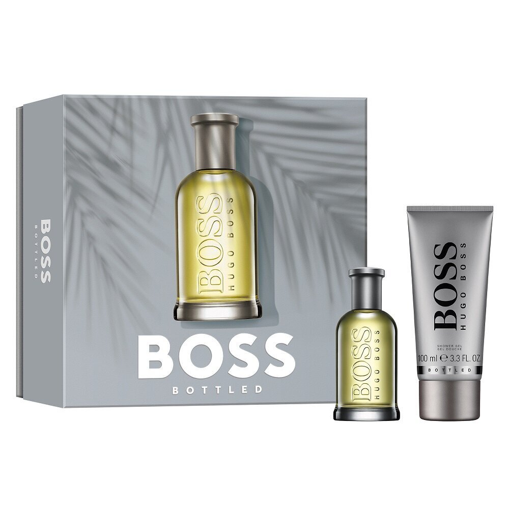 Hugo Boss Boss Bottled kinkekomplekt meestele: eau de toilette EDT, 50 ml + kehakreem, 100 ml цена и информация | Parfüümid meestele | hansapost.ee