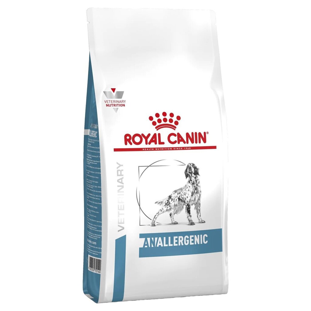 Royal Canin Dog anallergenic toit koertele, 3 kg цена и информация | Koerte kuivtoit ja krõbinad | hansapost.ee