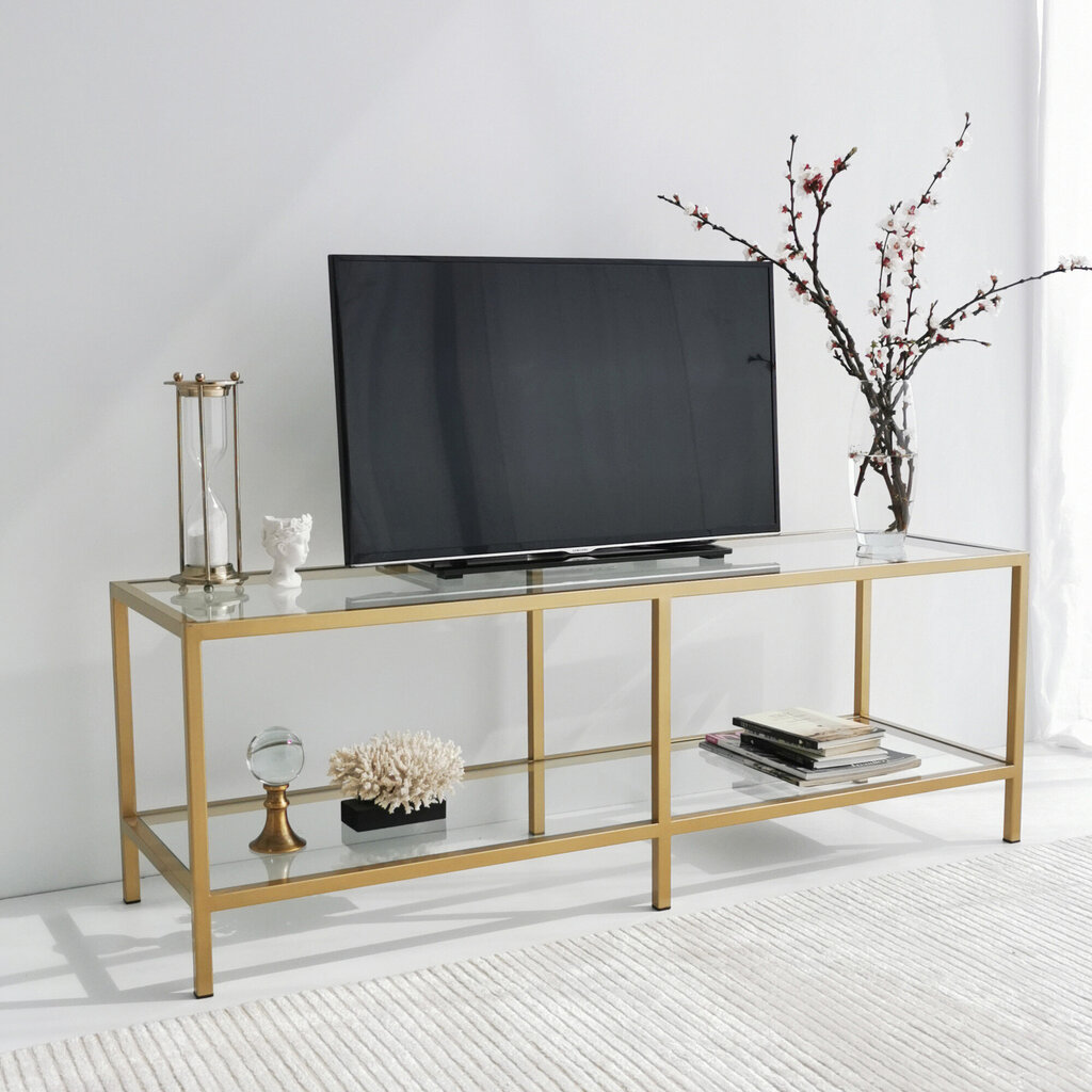 Defektiga toode. TV-laud Kalune Design Basic TV501, kuldset värvi hind ja info | Defektiga tooted | hansapost.ee