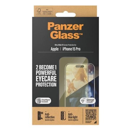 PanzerGlass™ Eyecare Screen Protection 2814 hind ja info | Ekraani kaitseklaasid ja kaitsekiled | hansapost.ee