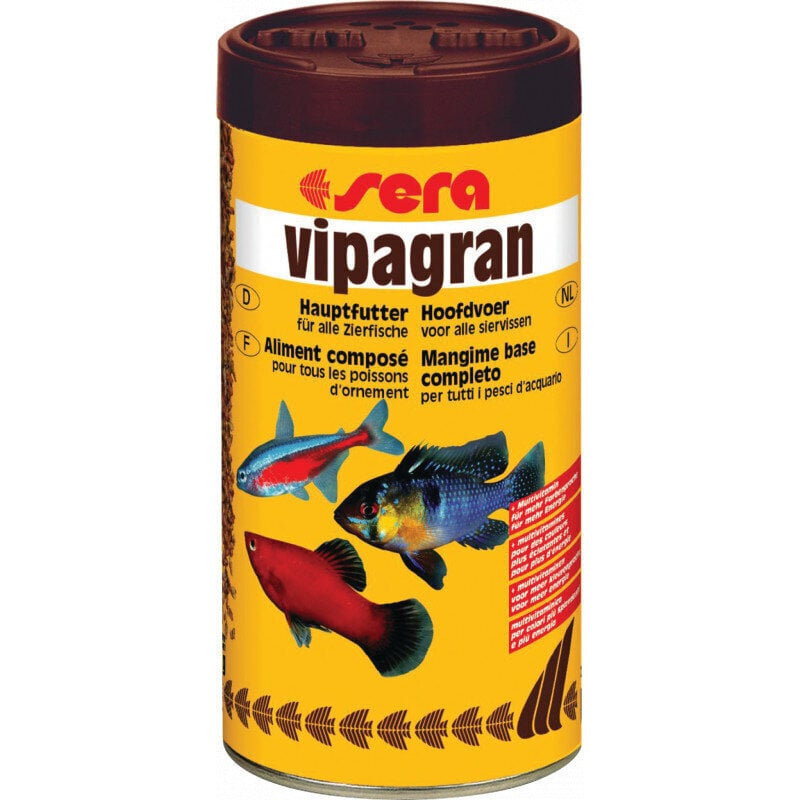 Granuleeritud toit kaladele Sera Vipgran, 250 ml hind ja info | Kalade toit | hansapost.ee
