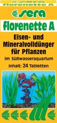 Корневая подкормка растений Sera Florenette, 24 шт. цена и информация | Аквариумы и оборудование | hansapost.ee