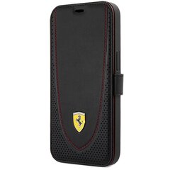 Ferrari FEFLBKP13LRGOK iPhone 13 Pro 6.1" czarny|black book Leather Curved Line цена и информация | Чехлы для телефонов | hansapost.ee
