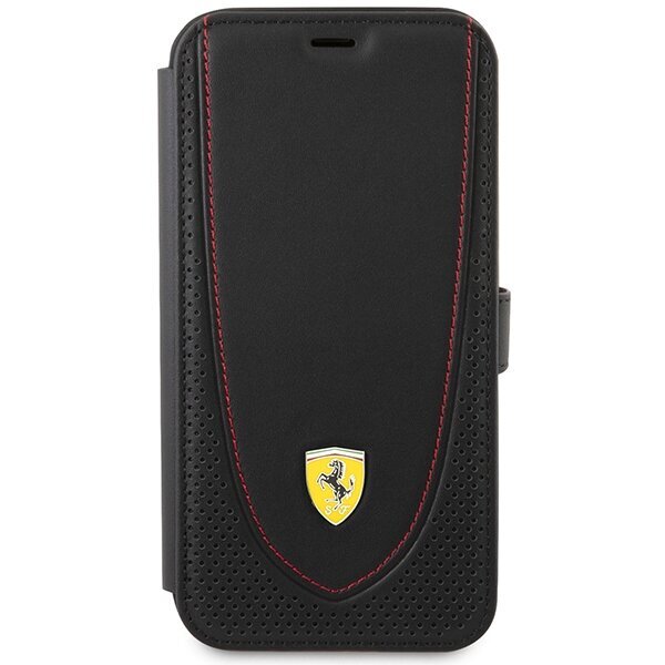 Ferrari FEFLBKP13LRGOK iPhone 13 Pro 6.1" black book Leather Curved Line цена и информация | Telefonide kaitsekaaned ja -ümbrised | hansapost.ee