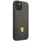 Ferrari FEHCP13MRGOG iPhone 13 6.1" black hardcase Leather Curved Line hind ja info | Telefonide kaitsekaaned ja -ümbrised | hansapost.ee