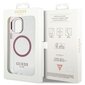 Guess GUHMP12MHTRMP iPhone 12|12 Pro 6.1" pink hard case Metal Outline Magsafe hind ja info | Telefonide kaitsekaaned ja -ümbrised | hansapost.ee