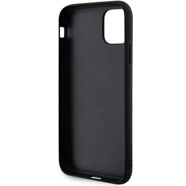 Karl Lagerfeld KLHCN613DRKINK iPhone 11 | XR 6.1" black hardcase Rubber Ikonik 3D hind ja info | Telefonide kaitsekaaned ja -ümbrised | hansapost.ee