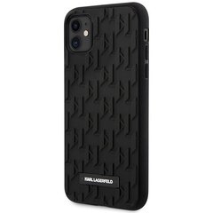 Karl Lagerfeld KLHCN61RUPKLPK iPhone 11 | Xr 6.1" hardcase czarny|black 3D Monogram цена и информация | Чехлы для телефонов | hansapost.ee