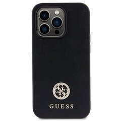 Guess GUHCP14LPS4DGPK iPhone 14 Pro 6.1" czarny|black hardcase Strass Metal Logo цена и информация | Чехлы для телефонов | hansapost.ee