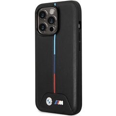 Etui BMW BMHMP13X22PVTK iPhone 13 Pro Max 6.7" czarny|black Quilted Tricolor MagSafe цена и информация | Чехлы для телефонов | hansapost.ee