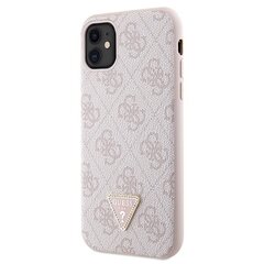 Guess GUHCN61P4TDSCPP iPhone 11 | Xr 6.1" różowy|pink hardcase Crossbody 4G Metal Logo цена и информация | Чехлы для телефонов | hansapost.ee