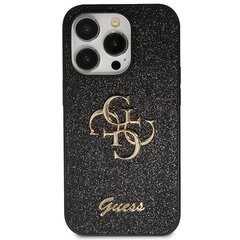 Guess GUHCP13LHG4SGK iPhone 13 Pro | 13 6.1" czarny|black hardcase Glitter Script Big 4G цена и информация | Чехлы для телефонов | hansapost.ee