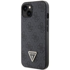 Guess GUHCP13MP4TDSCPK iPhone 13 6.1" czarny|black hardcase Crossbody 4G Metal Logo цена и информация | Чехлы для телефонов | hansapost.ee
