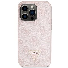 Guess GUHCP14LP4TDSCPP iPhone 14 Pro 6.1" różowy|pink hardcase Crossbody 4G Metal Logo цена и информация | Чехлы для телефонов | hansapost.ee