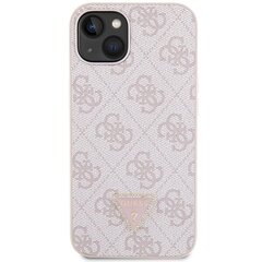 Guess GUHCP14SP4TDSCPP iPhone 14 6.1" różowy|pink hardcase Crossbody 4G Metal Logo цена и информация | Чехлы для телефонов | hansapost.ee