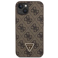 Guess GUHCP14SP4TDSCPW iPhone 14 6.1" brązowy|brown hardcase Crossbody 4G Metal Logo цена и информация | Чехлы для телефонов | hansapost.ee