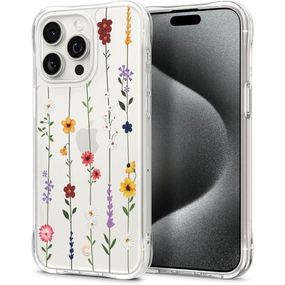 Spigen Cyrill Cecile ACS06760 iPhone 15 Pro - Flower Garden цена и информация | Telefonide kaitsekaaned ja -ümbrised | hansapost.ee