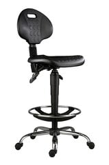 Офисное кресло Wood Garden 1290 L PU CHROM, черное цена и информация | Офисные кресла | hansapost.ee