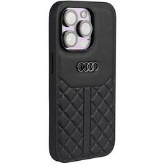 Audi Genuine Leather iPhone 14 Pro 6.1" black hardcase AU-TPUPCIP14P-Q8|D1-BK hind ja info | Audi Mobiiltelefonid ja lisatarvikud | hansapost.ee