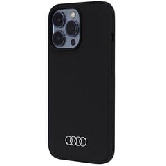 Audi Silicone Case iPhone 13 Pro | 13 6.1" black hardcase AU-LSRIP13P-Q3|D1-BK hind ja info | Telefonide kaitsekaaned ja -ümbrised | hansapost.ee