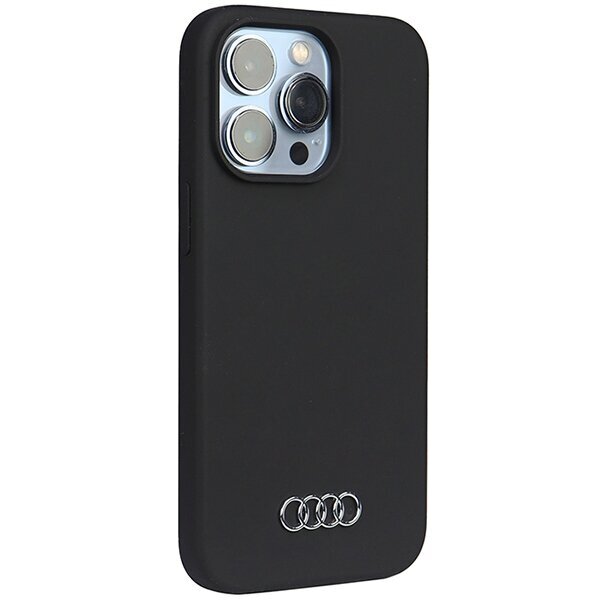 Audi Silicone Case iPhone 13 Pro | 13 6.1" black hardcase AU-LSRIP13P-Q3|D1-BK hind ja info | Telefonide kaitsekaaned ja -ümbrised | hansapost.ee