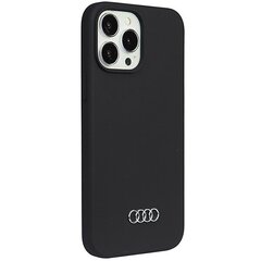 Audi Silicone Case iPhone 13 Pro Max 6.7" black hardcase AU-LSRIP13PM-Q3|D1-BK hind ja info | Audi Mobiiltelefonid, fotokaamerad, nutiseadmed | hansapost.ee