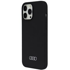 Audi Silicone Case iPhone 13 Pro Max 6.7" black hardcase AU-LSRIP13PM-Q3|D1-BK hind ja info | Telefonide kaitsekaaned ja -ümbrised | hansapost.ee