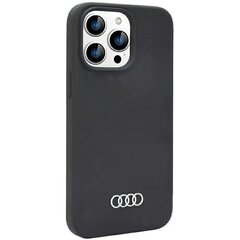 Audi Silicone Case iPhone 14 Pro 6.1" black hardcase AU-LSRIP14P-Q3|D1-BK hind ja info | Audi Mobiiltelefonid, fotokaamerad, nutiseadmed | hansapost.ee