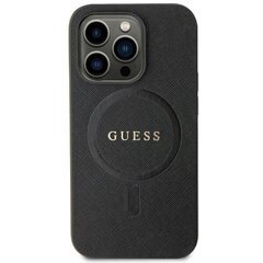 Guess GUHMN61PSAHMCK iPhone 11 | Xr 6.1" czarny|black hardcase Saffiano MagSafe цена и информация | Чехлы для телефонов | hansapost.ee