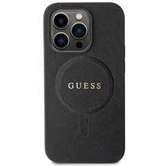 Guess GUHMP14LPSAHMCK iPhone 14 Pro 6.1" czarny|black hardcase Saffiano MagSafe цена и информация | Чехлы для телефонов | hansapost.ee