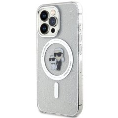 Karl Lagerfeld KLHMP13LHGKCNOT iPhone 13 Pro | 13 6.1" transparent hardcase Karl&Choupette Glitter MagSafe цена и информация | Чехлы для телефонов | hansapost.ee