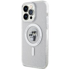 Karl Lagerfeld KLHMP14XHGKCNOT iPhone 14 Pro Max 6.7" transparent hardcase Karl&Choupette Glitter MagSafe цена и информация | Чехлы для телефонов | hansapost.ee