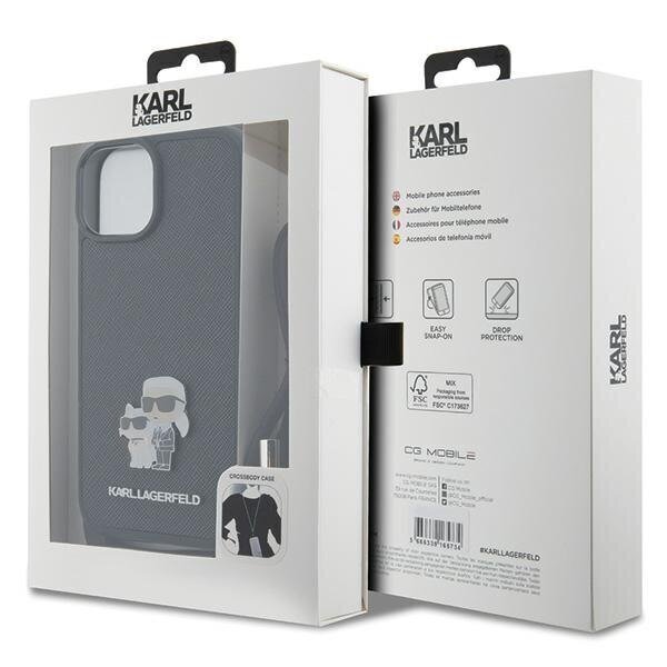 CG Mobile Karl Lagerfeld Case KLHCP15MSAKCPSK цена и информация | Telefonide kaitsekaaned ja -ümbrised | hansapost.ee