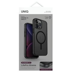 UNIQ etui LifePro Xtreme iPhone 15 Pro Max 6.7" Magclick Charging szary|frost smoke цена и информация | Чехлы для телефонов | hansapost.ee