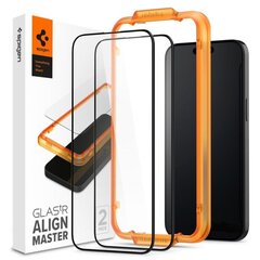 Spigen Alm Glass FC iPhone 15, 2 tk цена и информация | Защитные пленки для телефонов | hansapost.ee