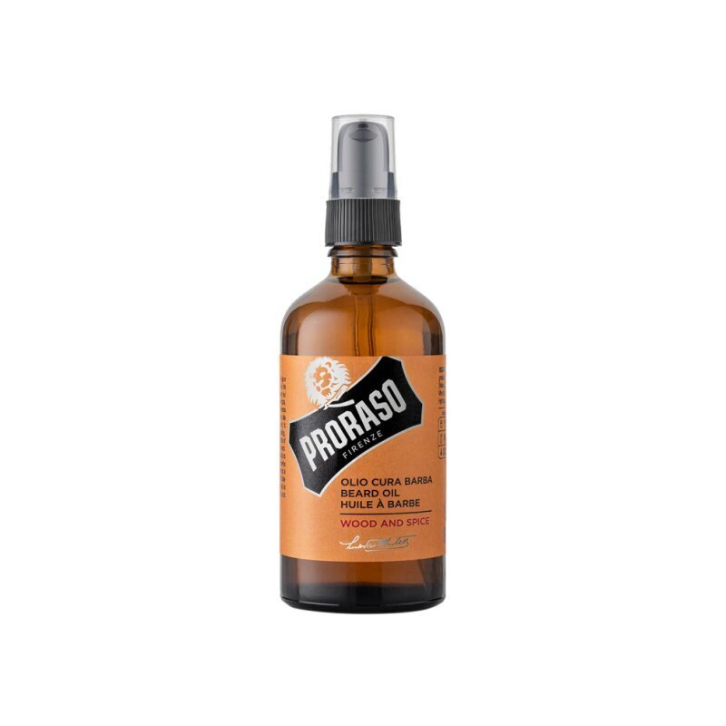 Habemeõli Proraso Wood & Spice Beard Oil, 100 ml цена и информация | Raseerimisvahendid | hansapost.ee