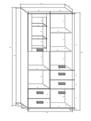 Riiul Solo, pruun/must price and information | Riiulid | hansapost.ee