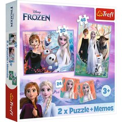 Pusle-mäng Trefl Frozen (Igavene talv 2), 78 tk hind ja info | Pusled lastele ja täiskasvanutele | hansapost.ee