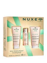 Kinkekomplekt Nuxe Reve de Thé Revitalising naistele: dušigeel, 100 ml + kehakoorija, 150 ml + parfüüm, 30 ml price and information | Dušigeelid, õlid | hansapost.ee