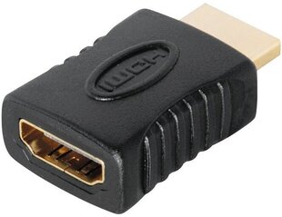 Videokaabli adapter Qbulk HDMI Female-Male Adapter, CEC signaalin poistolla hind ja info | USB adapterid ja jagajad | hansapost.ee