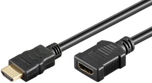 Videokaabel Goobay HDMI-pikendus, 19-pin, 50 cm цена и информация | Адаптеры и USB-hub | hansapost.ee
