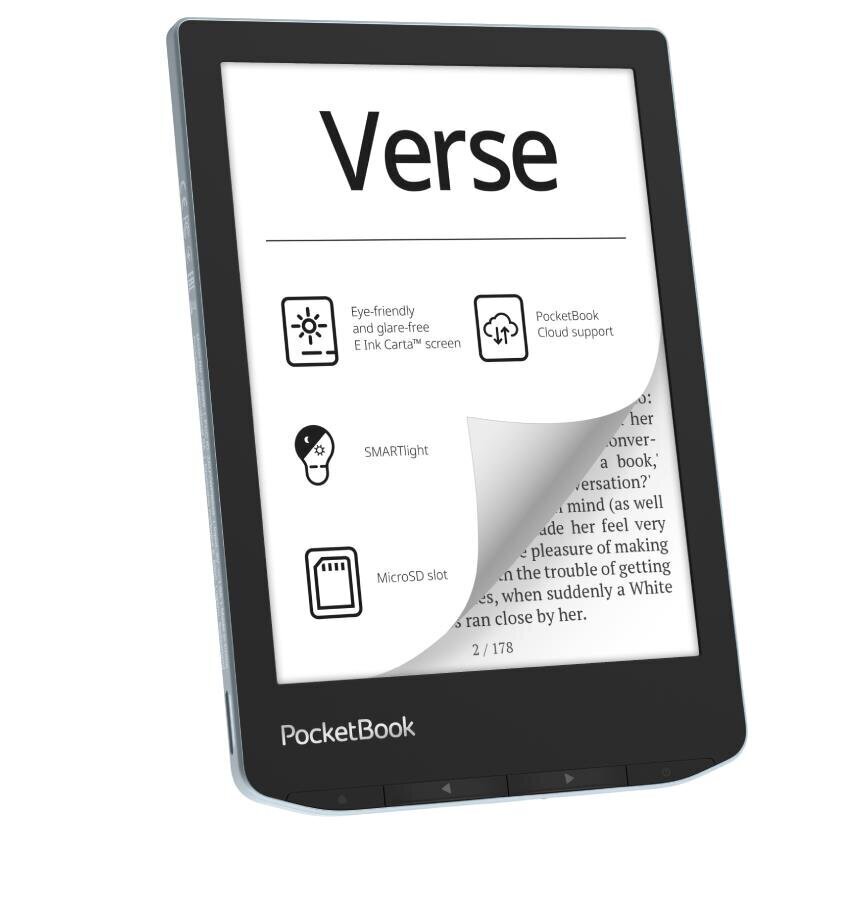 PocketBook Verse USB-C Blue цена и информация | E-lugerid | hansapost.ee