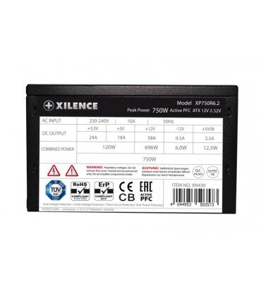Case PSU ATX2.52 750W/XN430 Xilence цена и информация | Toiteplokid | hansapost.ee