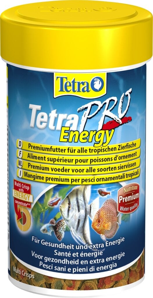 Sööt dekoratiivkaladele Tetra TetraPro Energy, 250 ml hind ja info | Kalade toit | hansapost.ee