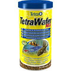 Põhjakalade ja koorikloomade sööt Tetra TetraWafer Mix, 1000 ml hind ja info | Kalade toit | hansapost.ee