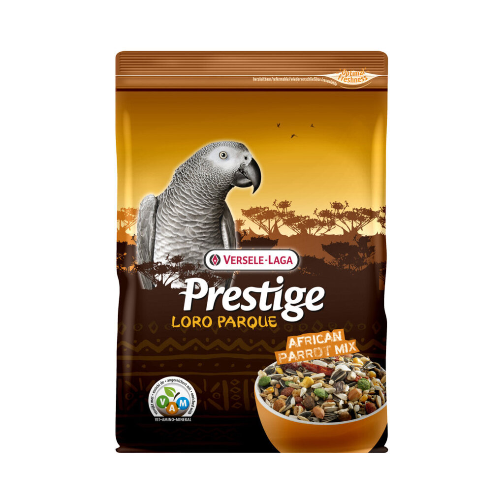 Sööt Aafrika papagoidele Versele Laga Prestige Premium, 1 kg цена и информация | Toit lindudele | hansapost.ee