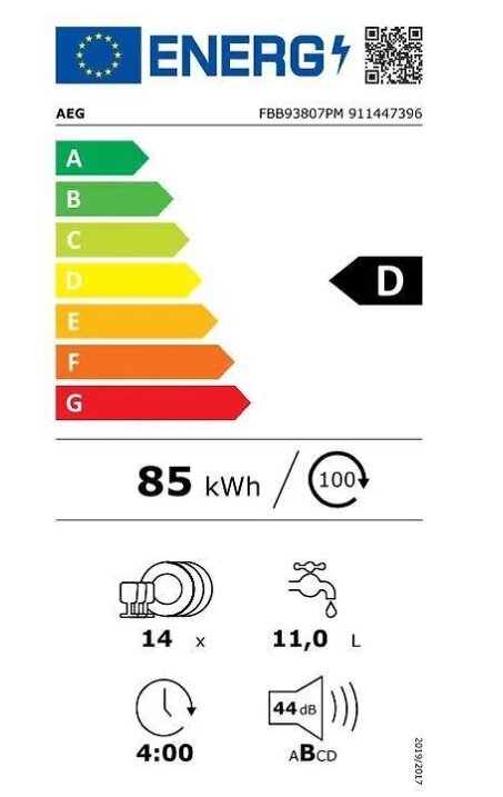 AEG FBB93807PM 9000 hind ja info | Nõudepesumasinad | hansapost.ee