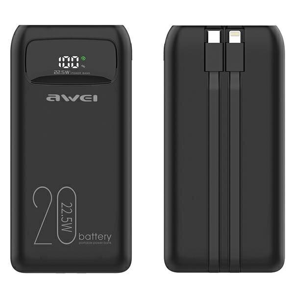 Awei P169K 20000 mAh цена и информация | Akupangad | hansapost.ee